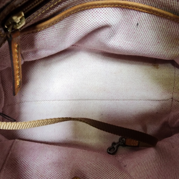 DOONEY AND BOURKE DILLEN SATCHEL LEATHER 2 WAY HANDBAG AND OR CROSSBODY - Picture 7 of 10